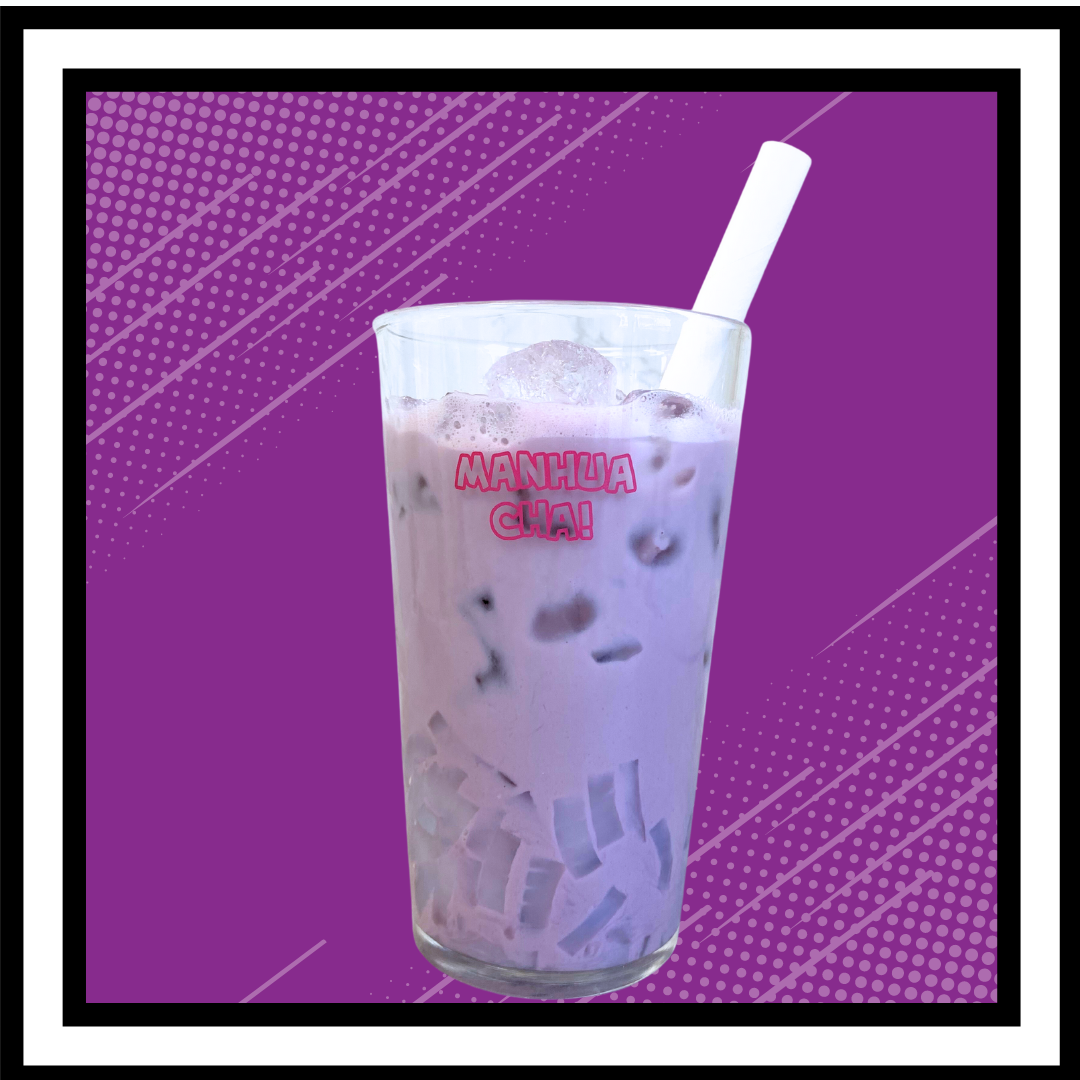 Taro Milk Bubble Tea with Real Taro or Powder