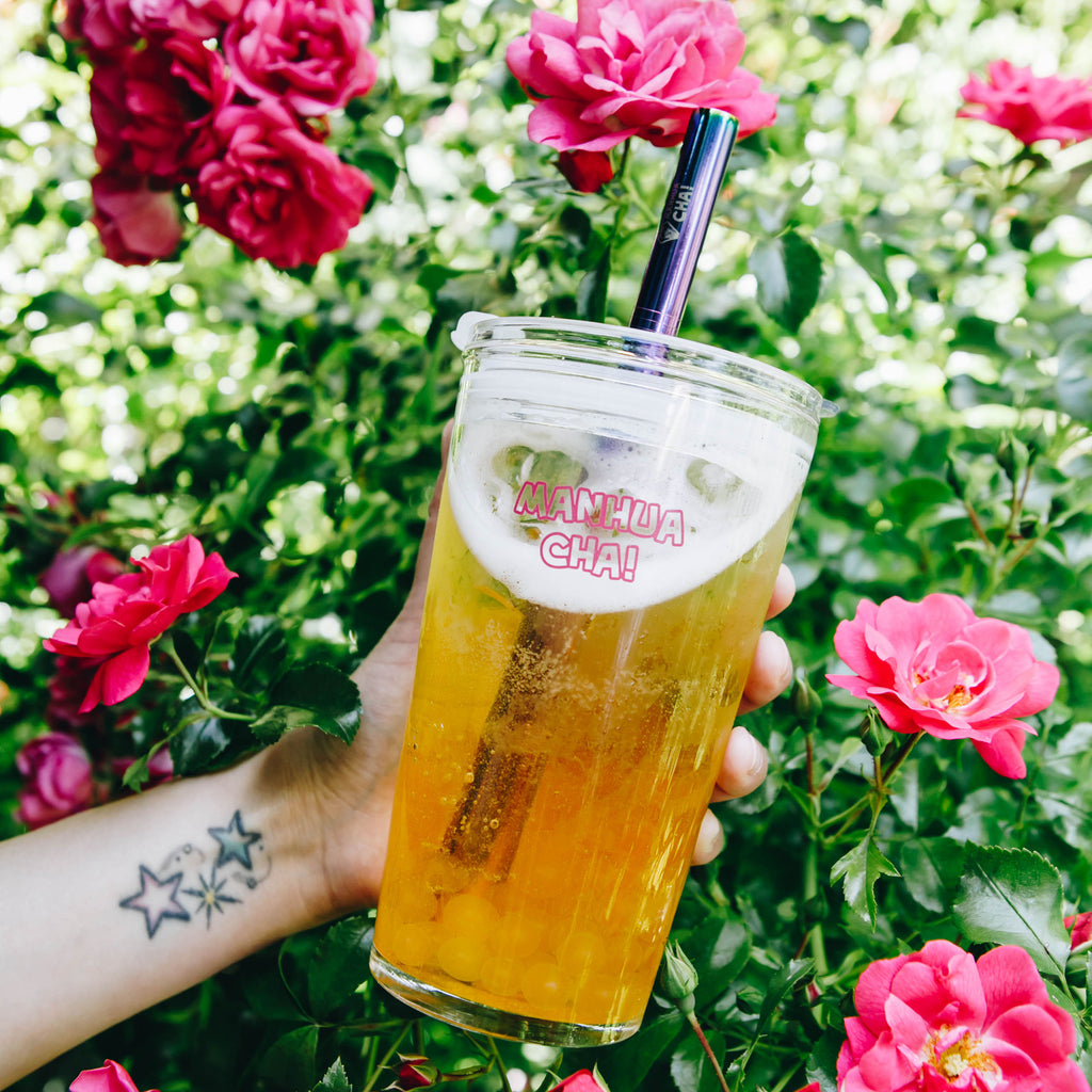 Mango Fruit Tea & Passion Fruit Popping Juice Balls Bubble Tea Kit