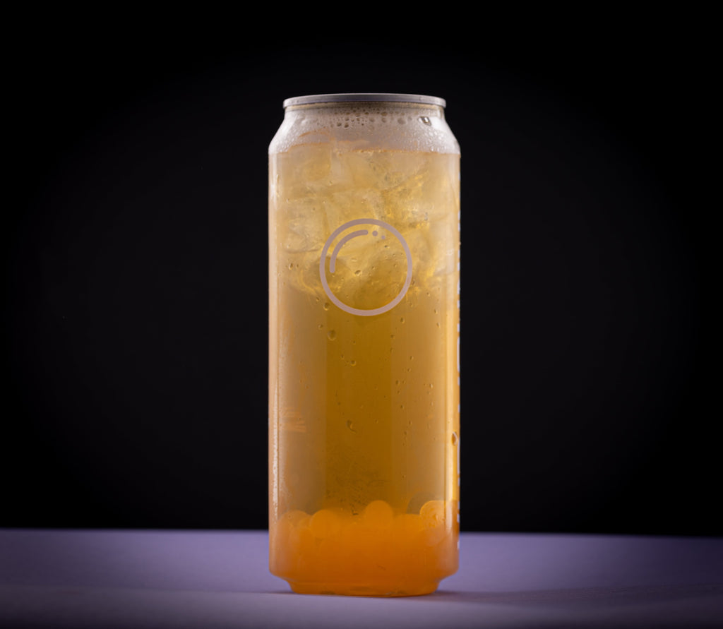 4 Pack - Mango Fruit Bubble Tea & Passion Fruit Popping Juice Balls