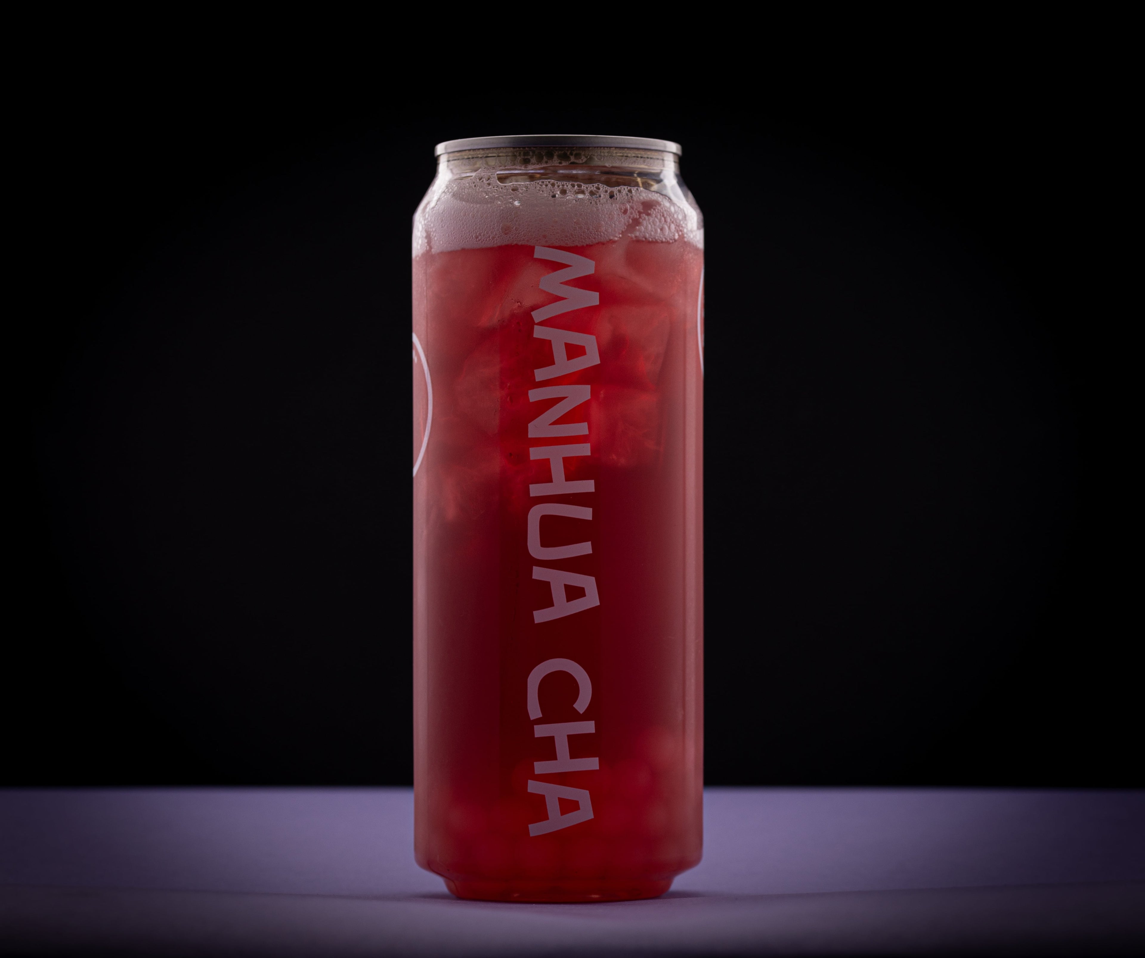 Strawberry bubble tea with lychee popping balls – Manhua Cha